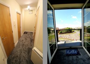 Hallway and Balcony- click for photo gallery